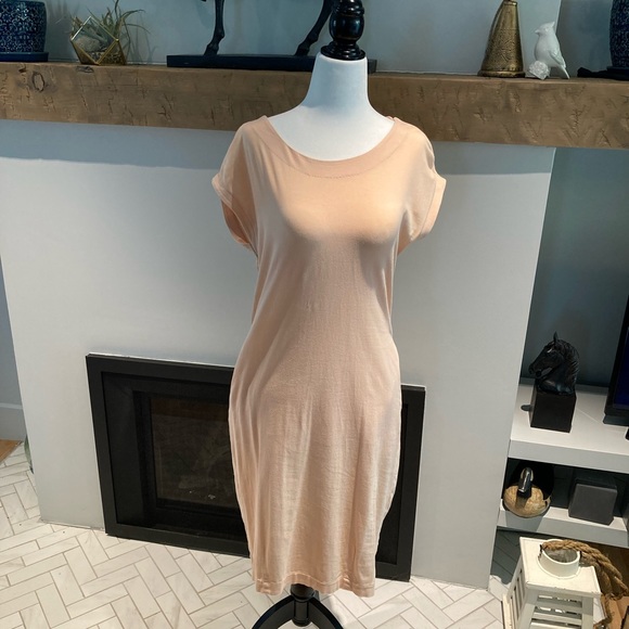 Ça va de soi - Peach T shirt dress.  Small - Picture 5 of 7